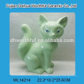 2015 top quality ceramic fox figurine for home decoration